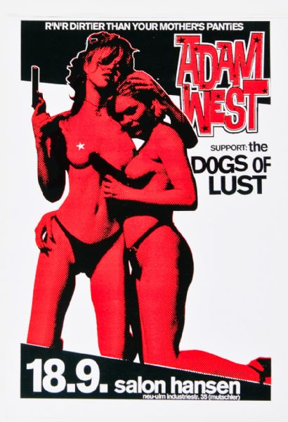 Adam West at Salon Hansen Original Poster